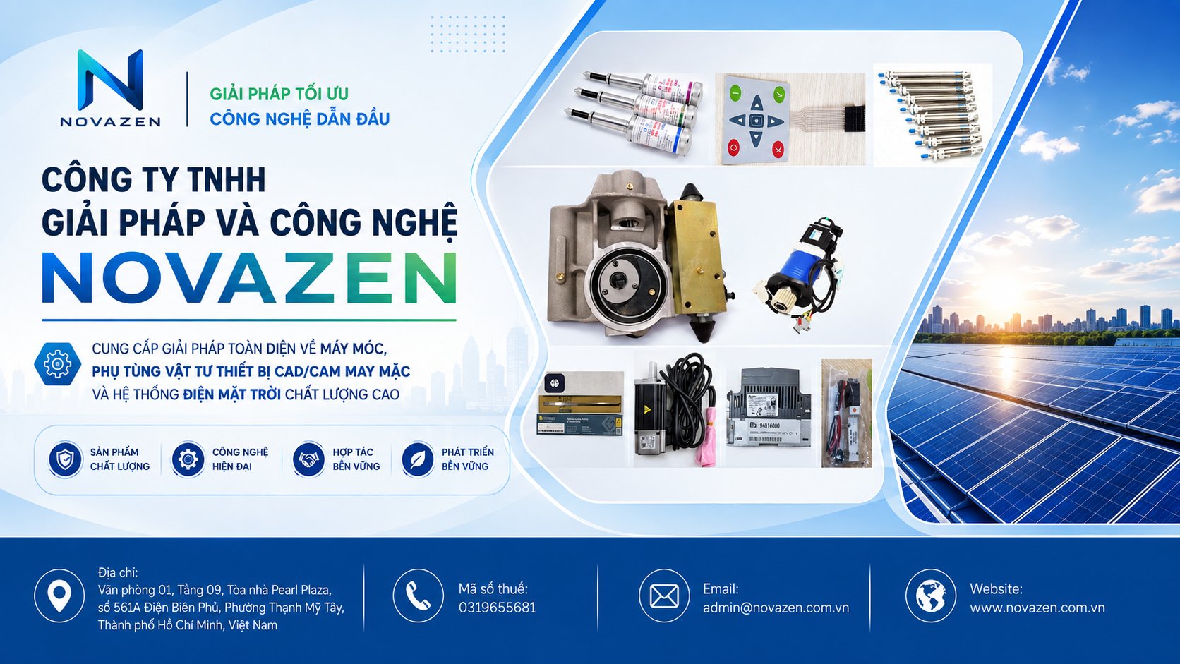 Novazen Phụ Tùng Máy May & Điện Mặt Trời
